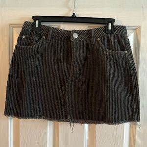 BDG gray corduroy skirt. Size small.